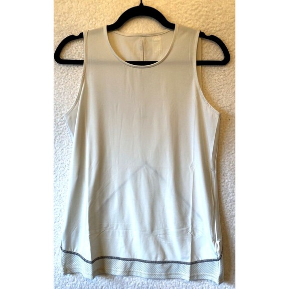 zuda Z-Sol Knit Tank Top With Mesh Detail-Gravity Grey XS NWOT - Picture 1 of 11